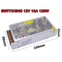 ราคา สวิทชิ่ง SWITCHING POWER SUPPLY 12V 5A 60W 10A 120W 15A 180W 20A 240W 30A 360W 12โวลล์ สำหรับอุปกรณ์ใช้ไฟ12V (21531869167)