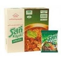 ราคา บะหมี่กึ่งสำเร็จรูป รุสกี Ruski 3 รส ต้มยำ ต้มยำกุ้งน้ำข้น เนื้อ ฮาลาล Halal (21029855619)
