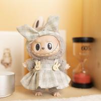 ราคา พร้อมส่งจาก ชุดเสื้อผ้าลาบูบู้ labubu macaron ชุดเอี้ยมหมี ชุดกระโปรง (21915887809)