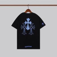 ราคา Street Trend Chrome Hearts คลิกกระเป๋าผู้ชายและผู้หญิงแฟชั่นผ้า ฝ้ายเสื้อยืดสำหรับฤดูร้อนแคลกีฬาแขนสั้น เสื้อยืด (20696294732)