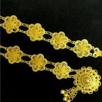ราคา March jewelry เครืองประดับโบราณเข็มขัดดอกไม้อีสานชุดล้านนาไทหัวเข็มขัด สีทอง เข็มขัดวินเทจ เข็มขัดผู้หญิง (1355340484)