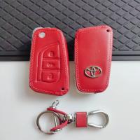 ราคา ซองหนังใส่รีโมทกุญแจ Toyota Revo Altis Fortuner กุญแจพับ Smart Key เคสรีโมท เคสกุญแจ (21415802400)