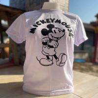 ราคา เสื้อวินเทจ เสื้อผ้าบางคอฟิตลายมิกกี้เมาส์ (21428999173)