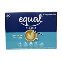 ราคา SALE Equal Classic อิควล คลาสสิก วัตถุให้ความหวานแทนน้ำตาล 50ก 50ซอง Exp04 26 (21923676122)