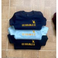 ราคา เสื้อยืด คอกลม ปัก กลางอก CC Double O (21947360289)