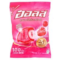 ราคา ฮอลล์ ลูกอม ฟรุตตี้ กลิ่นราสเบอร์รี่ 100 เม็ด (19577786910)