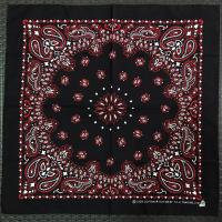 ราคา ผ้าเช็ดหน้า ผ้าลายลูกน้ำสไตล์ฮิปฮอป Bandana paisley 50 cm (16454902087)