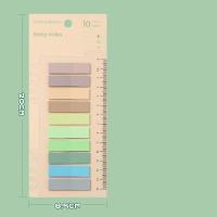 ราคา 200 Piece Set of Transparent Post it Style Label Index PET Fluorescent Sticky Notes (21511234994)