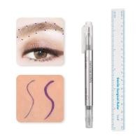 ราคา Tattoo Skin Marker Piercing Marking Pen For Eyebrow Tattoo Scribe Tool Double Heads Marking 1mm 0 5mm (21054732876)