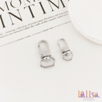 ราคา ตะขอคอหมาโลหะผสม อุปกรณ์ตกแต่งกระเป๋า ตะขอคอหมาก้ามปูตัวยู Alloy Dogclips B 1 FH QN MK1116 (21729070485)