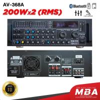 ราคา MBA SOUND THAILAND เพาเวอร์แอมป์ รุ่น AV368A กำลังขับ 400 วัตต์ แอมป์ขับลำโพง แอป์ขยายเสียง ลำโพงขยายเสียง (21875151276)