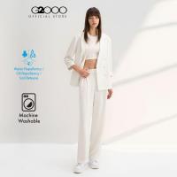 ราคา G2000 กางเกงสูทสำหรับผู้หญิง ทรง Relaxed Fit รุ่น 4125316303 OFF WHITE (21563886270)
