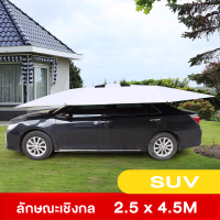 ราคา พับเก็บได้ ร่มรถมี 3 ขนาดให้เลือก ร่มรถยนต์ กดปุ่มเดียวเพื่อดึงร่มกลับอย่างรวดเร็ว วงเล็บเสริม กันลมระดับ 7 Car Umbrella กันแดด สะท้อนแสงแดด กัน UV นุ่มไม่ทำให้รถเป็นรอย (22042015408)