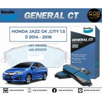 ราคา BENDIX GCT ผ้าเบรค หน้า หลัง Honda City 1 5 Jazz GK ปี 2014 2018 ฮอนด้า ซิตี้ แจ๊ส จีเค (18534379025)