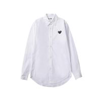 ราคา Comme Des Garcons เสื้อของแข็ง CDG Play คลาสสิกรักเย็บปักถักร้อยเสื้องานแต่งงานชุด (16604359216)