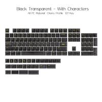 ราคา Fancytech Ocean Crystal keycaps โปร่งใส คีย์แคป keycaps 127 keys cherry profile keycaps mechanical keyboard keycaps (21788555519)