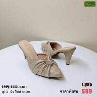 ราคา SEA Shoes ซีชูส์ 9764 003 รองเท้าส้นสูงใส่ออกงาน แฟชั่นแต่งกริตเตอร์ (21029787020)