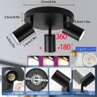 ราคา จัดส่ง3วัน Track Light LED ไฟแทรคไลท์ COB Track Lighting สปอร์ตไลท์ 12W 20W 30W 40W โคมไฟเพดาน มีรางสองราง ไฟแต่งห้อ (21910166204)