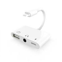 ราคา 3In1 แปลง Type C IOS to 3 5 Aux Audio USB3 0 PD พร้อมส่งจากไทย PD Fast Charging อะแดปเตอร์สายแปลง OTG สำหรับ iPhone iPad Flash Drive Google Pixel HUAWEI XIAOMI OPPO VIVO SAMSUNG (16595764526)