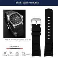 ราคา ผู้ชายยางนาฬิกาอุปกรณ์เสริมสำหรับ Mido ใหม่คนถือหางม้า M049 526สายยาง Mido ทีวี M049โค้งปากสายนาฬิกาข้อมือ22มิลลิเมตรกันน้ำ (21720010080)