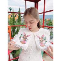 ราคา เดรสงานปักน้องกระต่าย ช่วงตัวทั้งชุดปักสีขาวงานจริงสวยมากๆทำมาสีเดียวขายดีสุดๆ (21879533672)