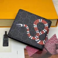 ราคา 2023 กระเป๋าสตางค์ผู้ชายทรงผึ้งหนังงูพิมพ์ลายแฟชั่นหลากหลายแบบ (21316028045)