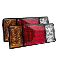 ราคา 2ชิ้น ขายเป็นคู่ ฟท้ายติดรถLED 12V ไฟท้าย 60LED 3 ตอน สว่างมองเห็นชัดเจน ใส่แทน NPR NKR Isuzu W Series และ รถยนต์ รถบรรทุกทุกชนิด (22050404692)