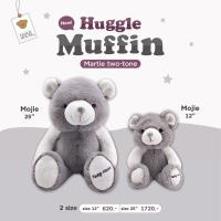 ราคา Teddy House ตุ๊กตาหมี HuggleMuffin Martie ตุ๊กตาหมี มีช่องใส่ของด้านหลังได้ด้วย อุ้งเท้ามีปัก Teddy House ของขวัญ (21930406384)