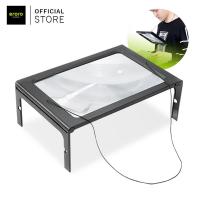 ราคา เลนส์ขยาย 3X แว่นขยายช่วยอ่านหนังสือ เลนส์ขยายตั้งโต๊ะ ไฟ LED ตัวช่วยอ่านหนังสือ ขนาดใหญ่เทียบเท่า A4 พับได้ (18212921514)