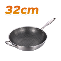 ราคา กระทะรังผึ้ง non stick ขนาด 34cm กระทะสแตนเลส pan กระทะเกาหลี กระทะก้นลึก กะทะเหล็ก กระทะทรงกลม กระทะไม่ติดกระทะ Teflon Cooking กระทะทอด (20960510547)