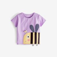 ราคา เสื้อยืดเด็ก Kemeja Kartun 100 ผ้าฝ้ายคอกลมน่ารักเด็กผู้หญิงยอดยูนิคอร์น (19768843654)