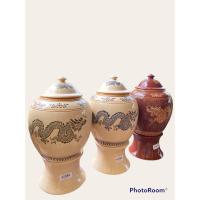 ราคา โอ่งครึ่งปี๊บ ลายมังกร (22050456956)