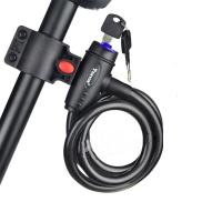 ราคา JinSports สายล็อคจักรยาน พร้อมกุญแจ สีดำ ที่ล็อคจักรยาน ล็อคล้อจักรยาน อุปกรณ์จักรยาน Black (20834445936)