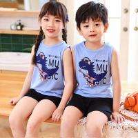 ราคา แฟชั่นใหม่ฤดูร้อนชุดเสื้อผ้ากางเกงขาสั้นเสื้อกั๊กผ้าฝ้ายชุดเสื้อผ้าเด็กเด็กวัยหัดเดินการ์ตูนเด็กผู้ชายพิมพ์ลายสัตว์เสื้อยืดแขนกุดกางเกงขาสั้นชุด2ชิ้นสำหรับเสื้อใส่อยู่บ้าน0 8ปี (21472223053)