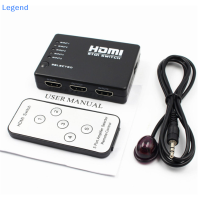 ราคา Lowest price Legend 3หรือ5พอร์ต HDMI Splitter SWITCH SELECTOR Switcher HUB REMOTE 1080P สำหรับ HDTV PC (20036898949)
