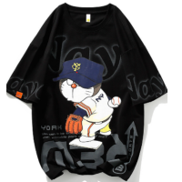 ราคา เสื้อยืดผู้ชายผ้าฝ้ายลายการ์ตูนโดราเอมอนสุดหล่ออินเทรนด์ (18380703177)