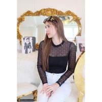 ราคา บอดี้สูทแขนยาว ผ้าดรย่อนต่อด้วยซีทรูตารางสวยๆ ใส่แล้วสวย ปัง ดูดีสุดๆ z (21060136628)