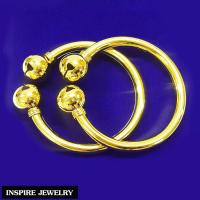 ราคา Inspire Jewelry NN กำไลข้อเท้าเด็ก กระพรวนคู่โบราณ ทองเหลืองอร่าม กลมเกลี้ยง ใช้งานดีและทนมาก ขนาด 4 8 5 5CM (21688625106)