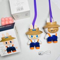 ราคา พัดลมพกพา ลาบูบู้ชาวสวน Labubu พัดลมUSB พัดลมห้อยคอ ลาบูบู้ (22052990415)