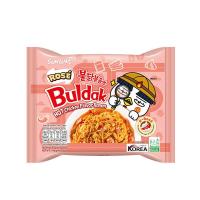 ราคา samyang 불닭볶음면 มาม่าเกาหลี ซัมยัง มาม่าไก่เผ็ด รสชีส คาโบนาร่า โรเซ่ นางาซากิจัมปง 1pcs1ซอง hot chicken carbonara k rose (19615707853)