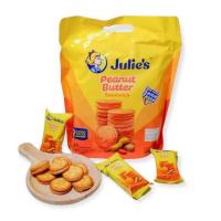ราคา จูลี่ส์ บิสกิตเนยถั่ว ห่อใหญ่ 360g Julies Peanut Butter Biscuit ขนมไส้เนยถั่ว คุกกี้เนยถั่ว (21894465459)