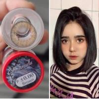 ราคา คอนแทคเลนส์ Emmanuelle Emquatier Brown คละยี่ห้อ Pitchy Lens Pretty Doll ค่าสายตาปกติ (18383199262)