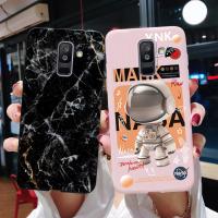 ราคา เคส A605F สำหรับ Samsung Galaxy A6 Plus เคสซิลิโคนแบบนิ่มหินอ่อนนักบินอวกาศสีดำสำหรับ Samsung A6 Plus A6 2018เคสโทรศัพท์ (17251026532)