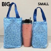 ราคา กระเป๋าถือ ผ้าแคนวาส ถุงใส่แก้วน้ำ ถุงผ้าแคนวาส ทรงสูงพร้อมฐานรองพลาสติก ลายการ์ตูน (18270377506)