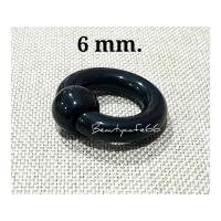 ราคา 1 ชิ้น จิวห่วงบอลสปริง พลาสติก น้ำหนักเบา สีดำ จิวห่วง จิวหู จิวบอล Plastic จิวห่วง (21046526344)