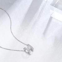 ราคา พร้อมส่ง สร้อยคอ โช้กเกอร์ แต่งจี้ H มีเพชรผสม 2 สี ทองและเงิน สไตล์มินิมอล สําหรับผู้หญิง น่ารัก (22029446452)