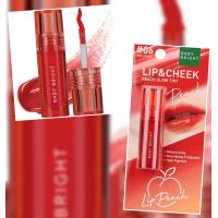 ราคา ลิปทิ้นเบบี้ไบร์ท Baby Bright Lip Cheek Peach Glow Tint 2 4g (21674638022)