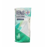 ราคา ยางยืดแผง สายยางยืดถัก ยี่ห้อ Venus วีนัส ยางยืดคุณภาพ ความยาว พับละ 12 หลา (16901642442)
