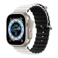 ราคา สายมหาสมุทรสำหรับสายคาด Apple Watch Ultra 2 49มม 45มม 44มม 42มม 40มม 41มม 38มม สร้อยข้อมือซิลิโคนสองสีสำหรับ IWatch Ultra Series 9 8 Se 7 6 5 4 3 2 1 (21581245476)