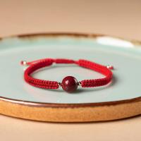 ราคา ตะกั่วแดงธรรมชาติสร้อยข้อมือสีแดงลูกปัดนำโชคสร้อยข้อมือคู่สร้อยข้อมือเครื่องรางเครื่องรางเชือกถักผู้ชายผู้หญิงของขวัญ (22091685886)